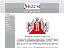 Tablet Screenshot of institut-icare.com